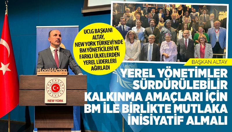 UCLG Başkanı Altay, New York Türkevi’nde Misafirleri Ağırladı