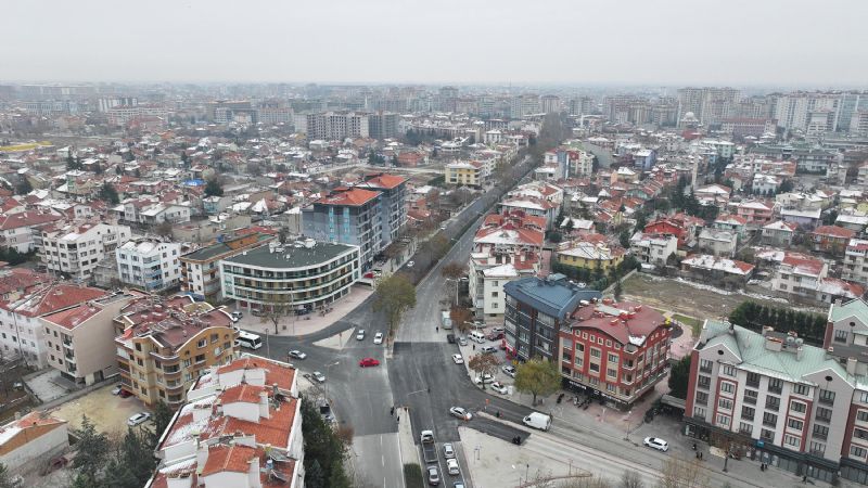 O CADDEDE SICAK ASFALT ÇALIŞMASI TAMAMLANDI